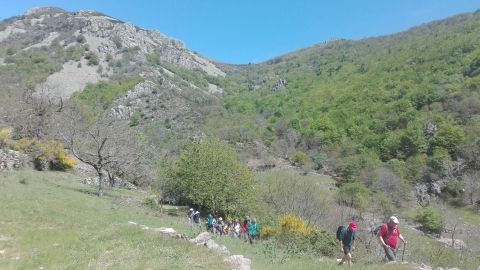 Randonnée en montagne en ardeche